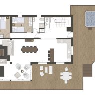 Chalet Bechna Pure Morzine Floor Plan Ground Floor