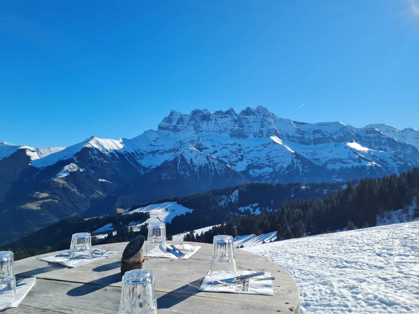 Christmas mountain resturant